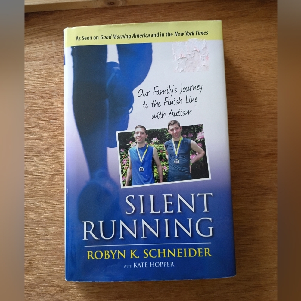 Silent Running Hardcover Book, "Our Family's Journey to Finish Line with Autism